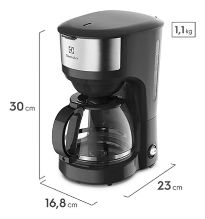 Cafeteira Elétrica 30x Efficient Electrolux Jarra Vidro 1,2l