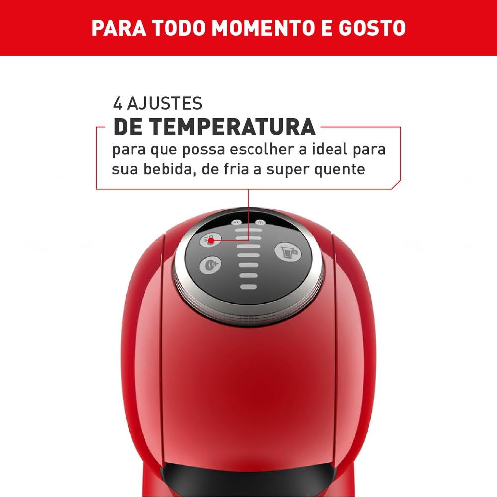 Cafeteira Nescafé Dolce Gusto Genio S Plus Dgs3 Vermelha Cor Vermelho 110V