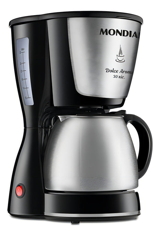 Cafeteira Mondial Dolce Arome 800w Inox 220v C-37-ji-30x Cor Preto/Inox