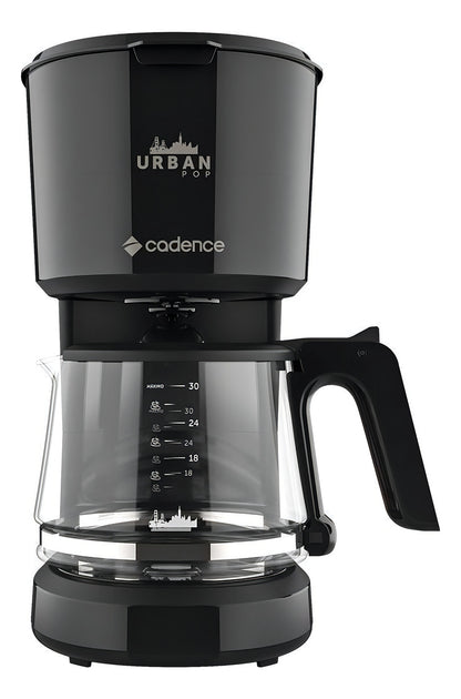 Cafeteira Elétrica Cadence Urban Pop 30 Cafes Caf610 Cor Preto 110V