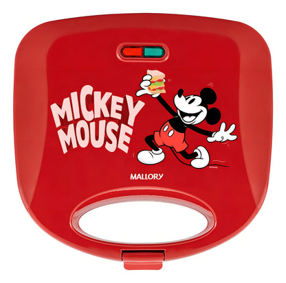 Sanduicheira Mickey Mouse Funny Plates Mallory - 127v Cor Vermelho