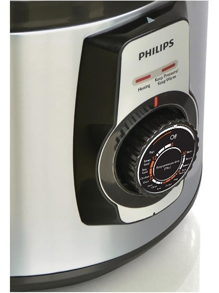 Panela elétrica a pressão Philips Walita RI3103 - Preto/Prata 220V 60Hz