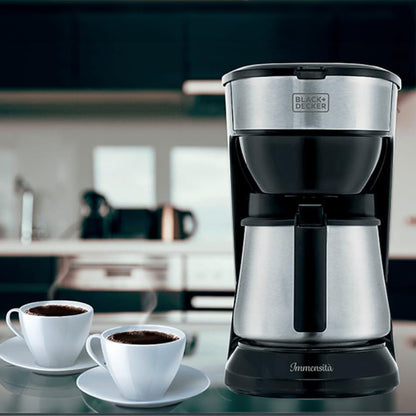 Cafeteira Elétrica Inox 38 Xícaras Com Filtro Black Decker