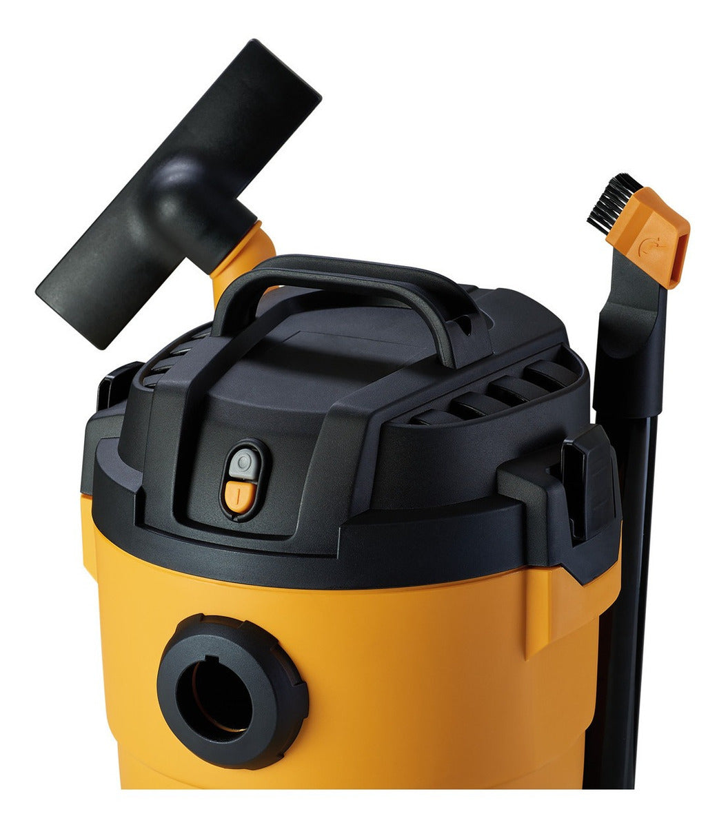 Aspirador De Pó e Água Wap Gtw 10 Compacto 1400w 10 Litros Amarelo/Preto 127v