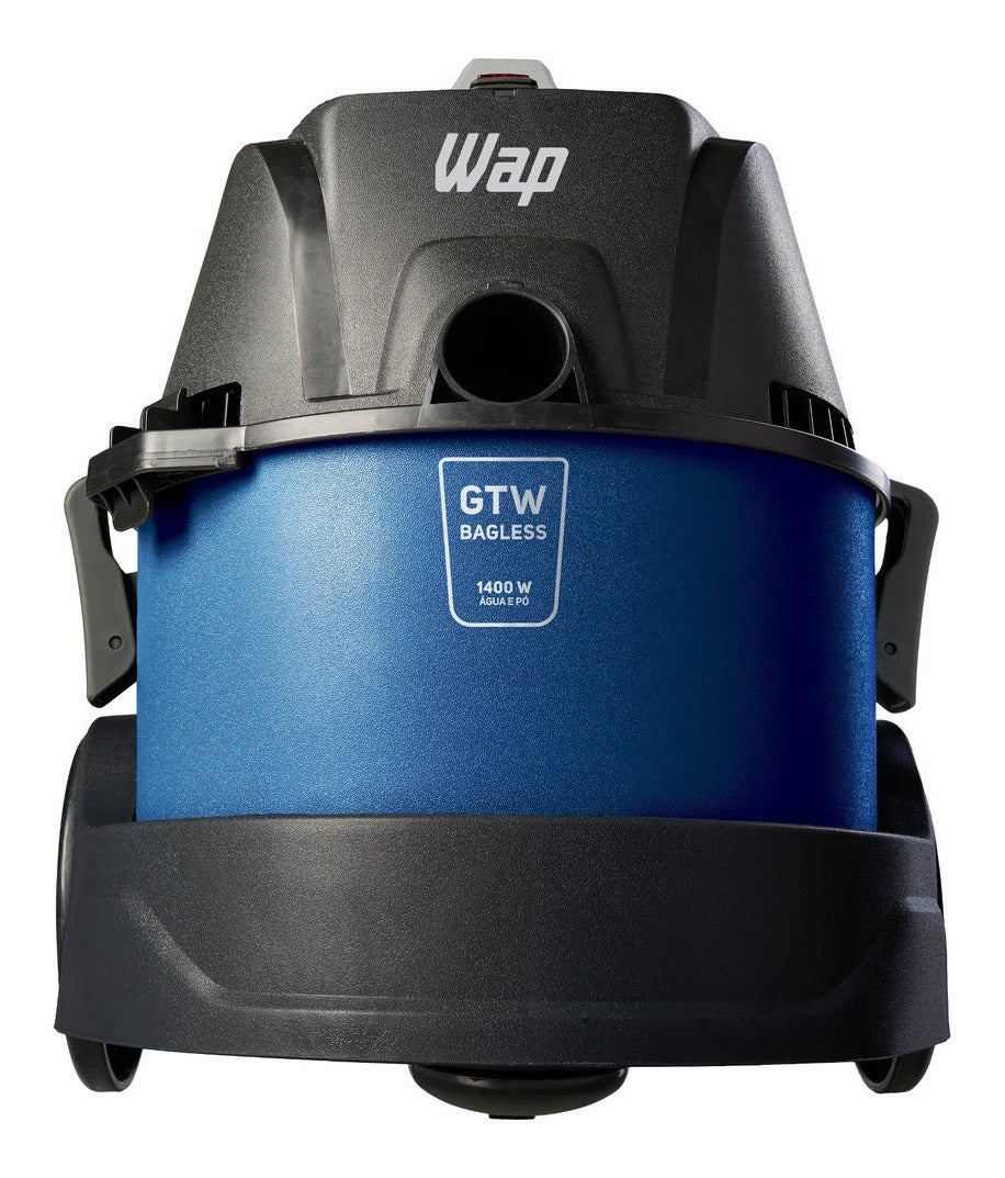 Aspirador de Pó e Água Wap GTW Bagless Potência de 1400w Azul e Preto 110V