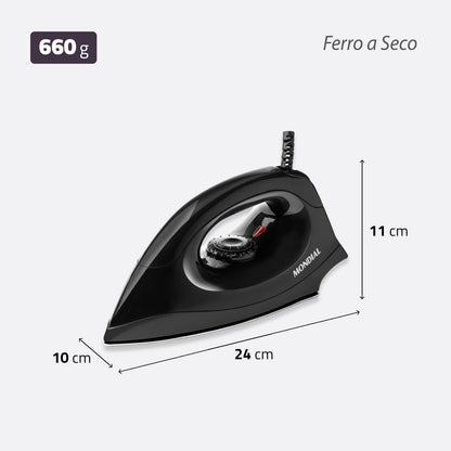 Ferro de Passar a Seco FSN-55-B Preto 1200W Mondial