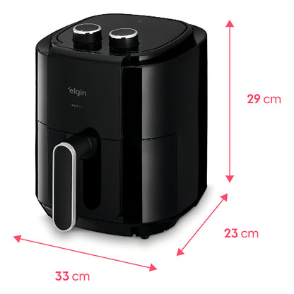 Fritadeira Air Fryer Elétrica Start Fry 3,5l 110v Elgin