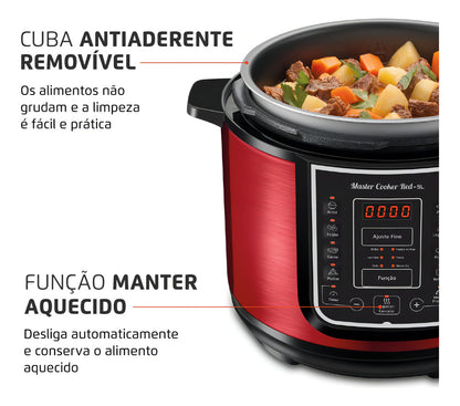 Panela De Pressão Elétrica Master Cooker Pe39 Mondial 127v