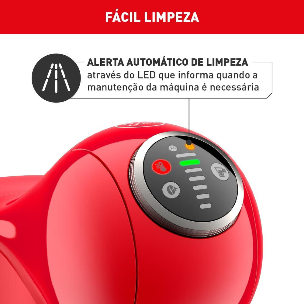 Cafeteira Nescafé Dolce Gusto Genio S Plus Dgs3 Vermelha Cor Vermelho 110V