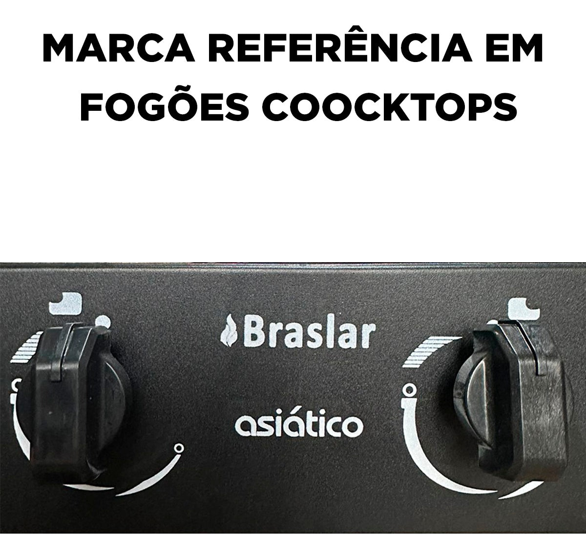 Fogão Cooktop De Mesa Portátil A Gás 4 Bocas Braslar Bivolt