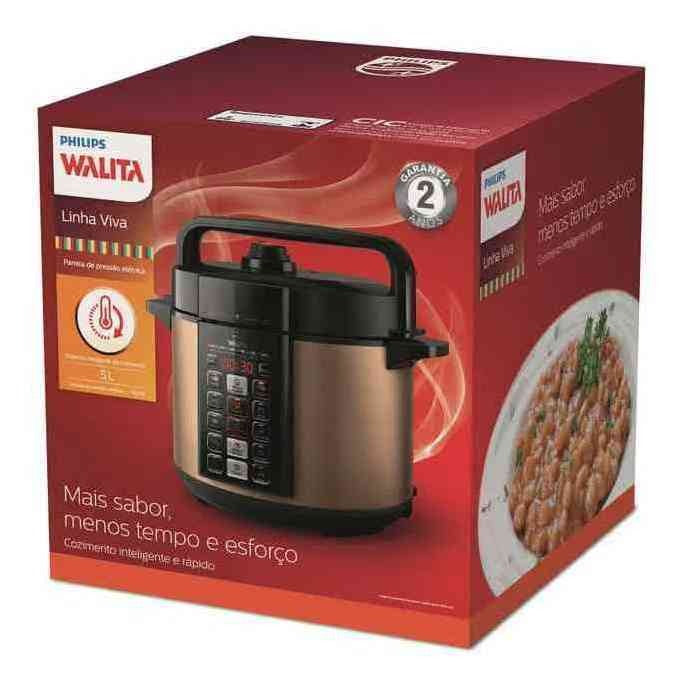 Panela De Pressão Elétrica Philips Walita 5l Ri3136 110v 127V