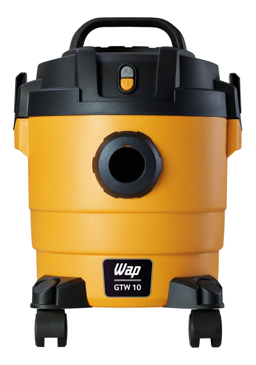 Aspirador De Pó e Água Wap Gtw 10 Compacto 1400w 10 Litros Amarelo/Preto 127v