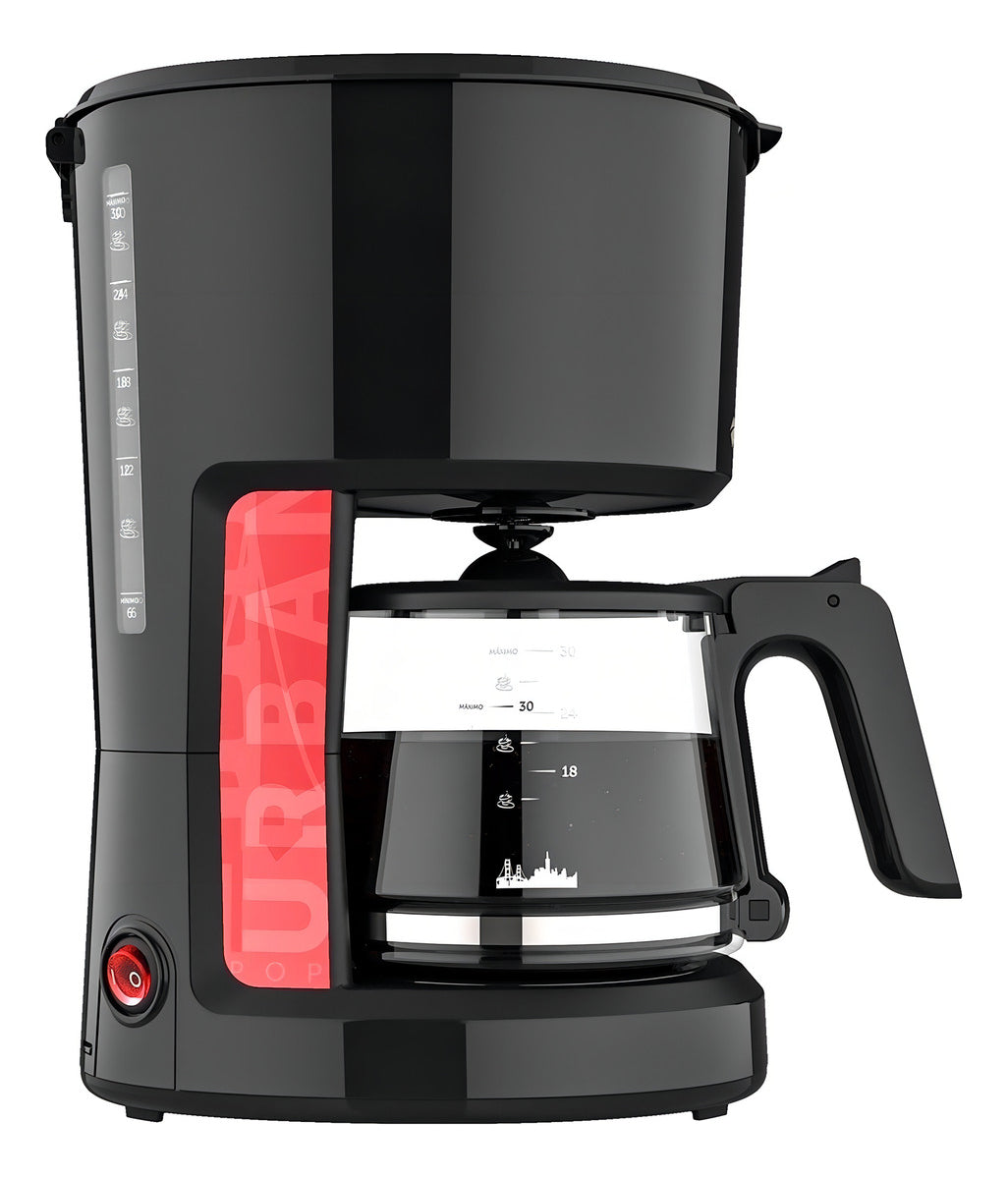 Cafeteira Elétrica Cadence Urban Pop 30 Cafes Caf610 Cor Preto 110V