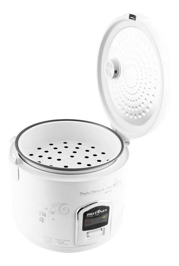 Panela Elétrica De Arroz Britânia Pa10 Prime 700w Branca Frequência 0 110V