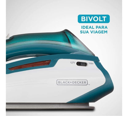 Ferro De Passar De Viagem Portátil 777 Bivolt Black+decker