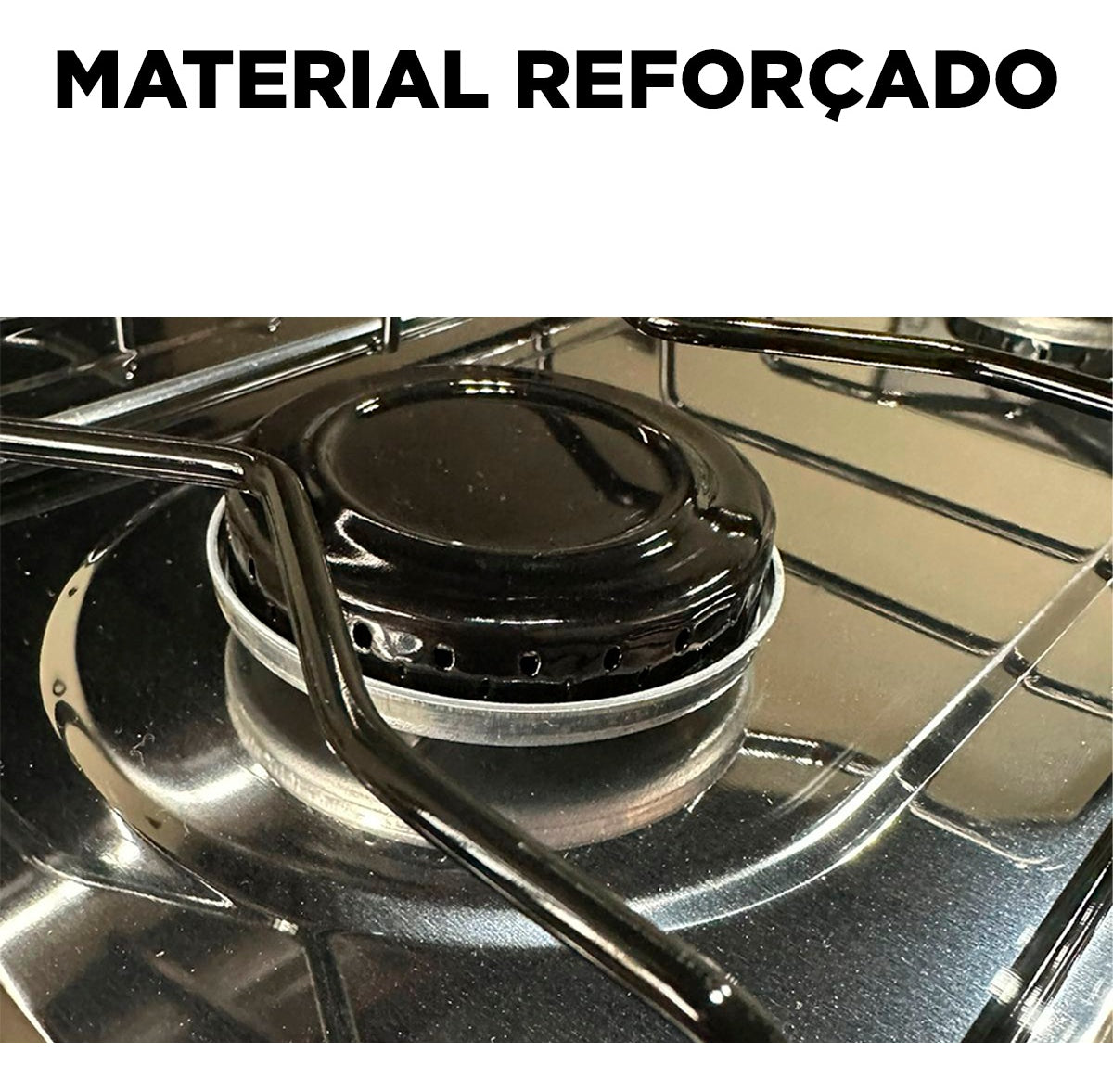 Fogão Cooktop De Mesa Portátil A Gás 4 Bocas Braslar Bivolt