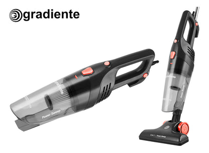 Aspirador De Pó Elétrico Gradiente Vertical 2 Em 1 1200w Cor Preto 110v