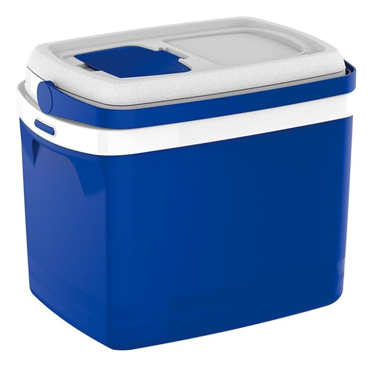 Caixa Térmica Cooler Com Alça 32l Azul Tropical - Soprano