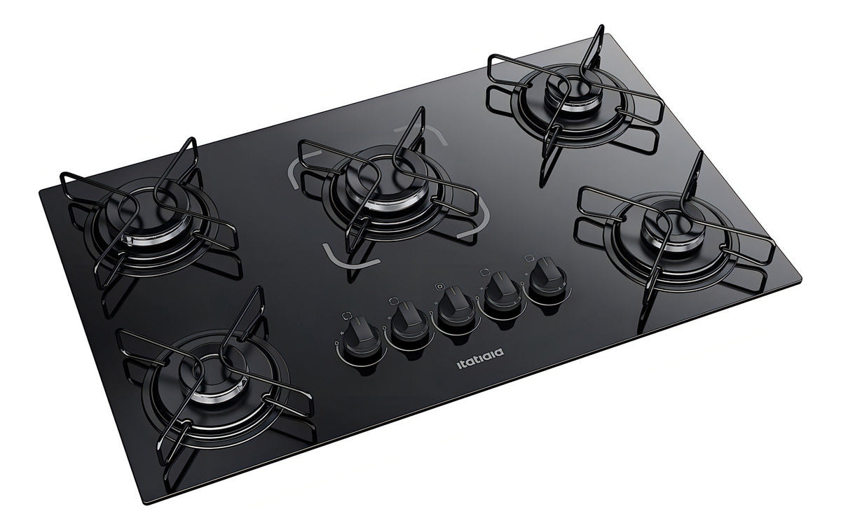 Cooktop Itatiaia 5 Bocas Essencial Preto - Bivolt 127V/220V