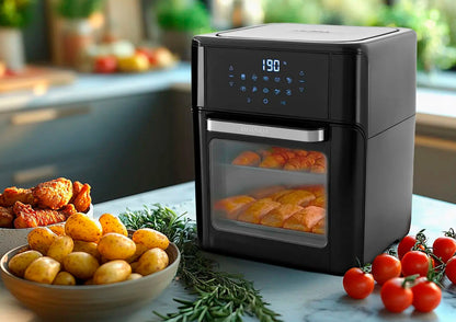 Fritadeira air fryer Oven Mondial AFON-12L-FB 2 em 1 12l 2000w cor preta 127V