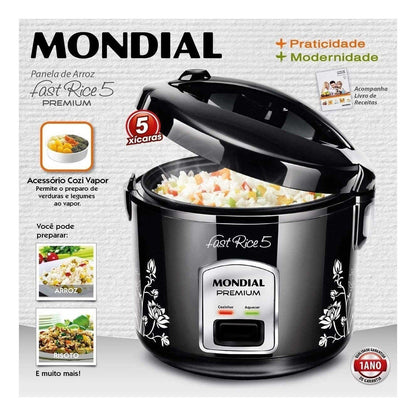 Panela De Arroz Fast Rice 5 Premium Npe-08-5x Mondial Frequência 60HZ 110V