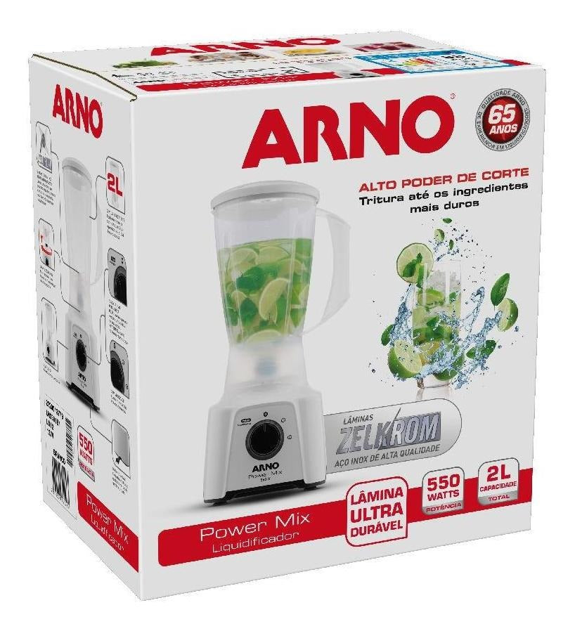 Liquidificador Power Mix Arno Lq12 Cor Branco 220V