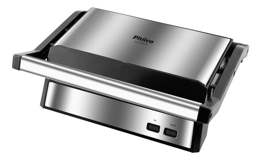 Grill E Sanduicheira PGR21PI Maxx Clean 1000W Cinza Philco 110V