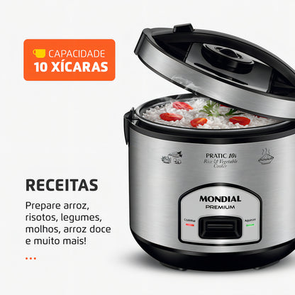 Panela De Arroz Elétrica Pratic Rice 10 Pe-42 Mondial 110v