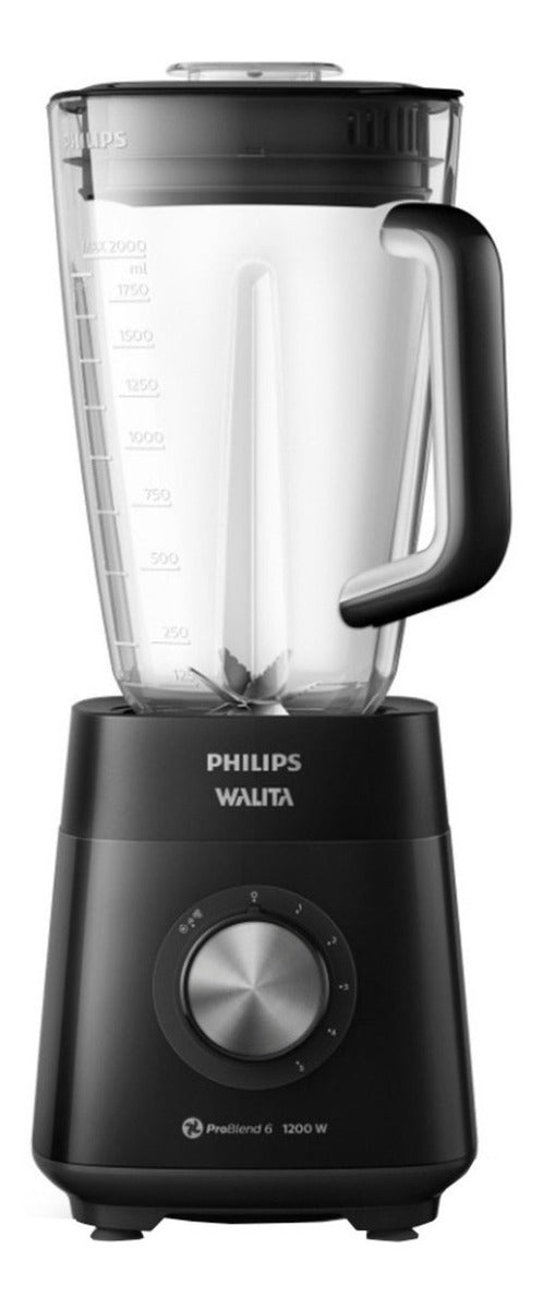 Liquidificador Série 5000 Philips Walita 1200w Ri2240 Jarra San Cor Preto 110v