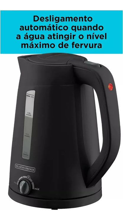 Chaleira Elétrica 2l C/ Desligamento Automático Black+decker