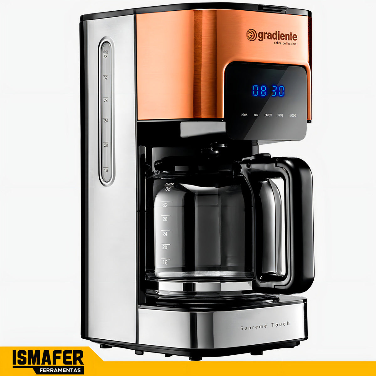 Cafeteira Digital Programável Supreme Touch 800w Gradiente 220V