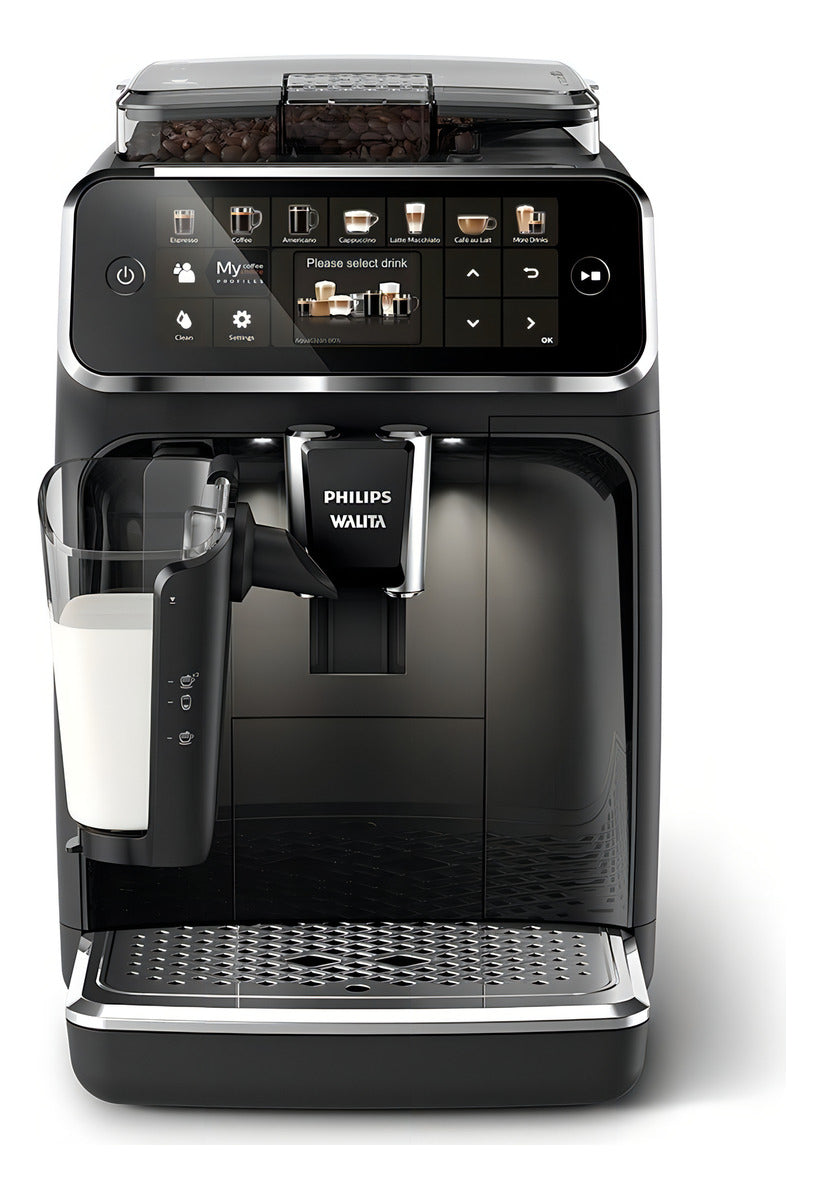 Maquina Expresso Cafeteira Philips Walita Automatica Com Moedor 12 Bebidas Touch Screen Lattego Elite 5441 Cor Preto 220v