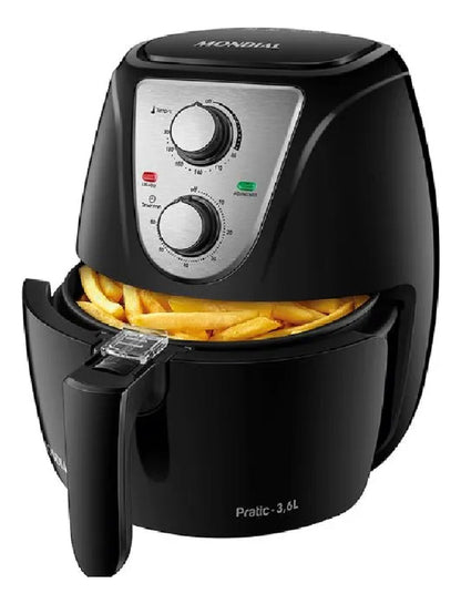 Fritadeira Airfryer Antiaderente S/ Óleo Mondial Pratic 3,6l