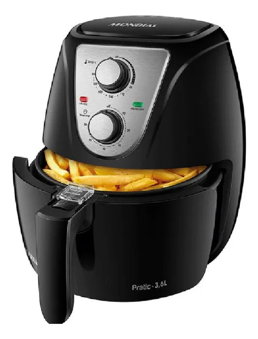 Fritadeira Airfryer Antiaderente S/ Óleo Mondial Pratic 3,6l