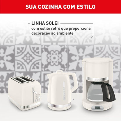 Cafeteira Arno Soleil Marfim Para Café Em Pó 127v Sfcm -110v