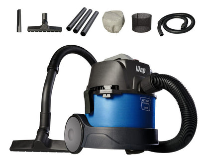 Aspirador de Pó e Água Wap GTW Bagless Potência de 1400w Azul e Preto 110V