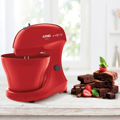 Batedeira Arno Chef 400w 5 Litros Vermelha Sm02 Cor Vermelho 220V