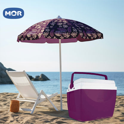 Mor Caixa Térmica 34l - Ideal Para Praia, Pesca E Piquenique