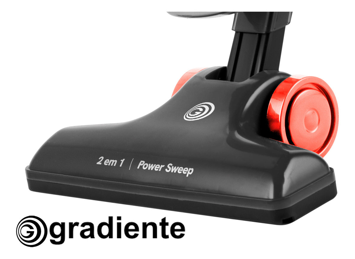 Aspirador De Pó Elétrico Gradiente Vertical 2 Em 1 1200w Cor Preto 110v