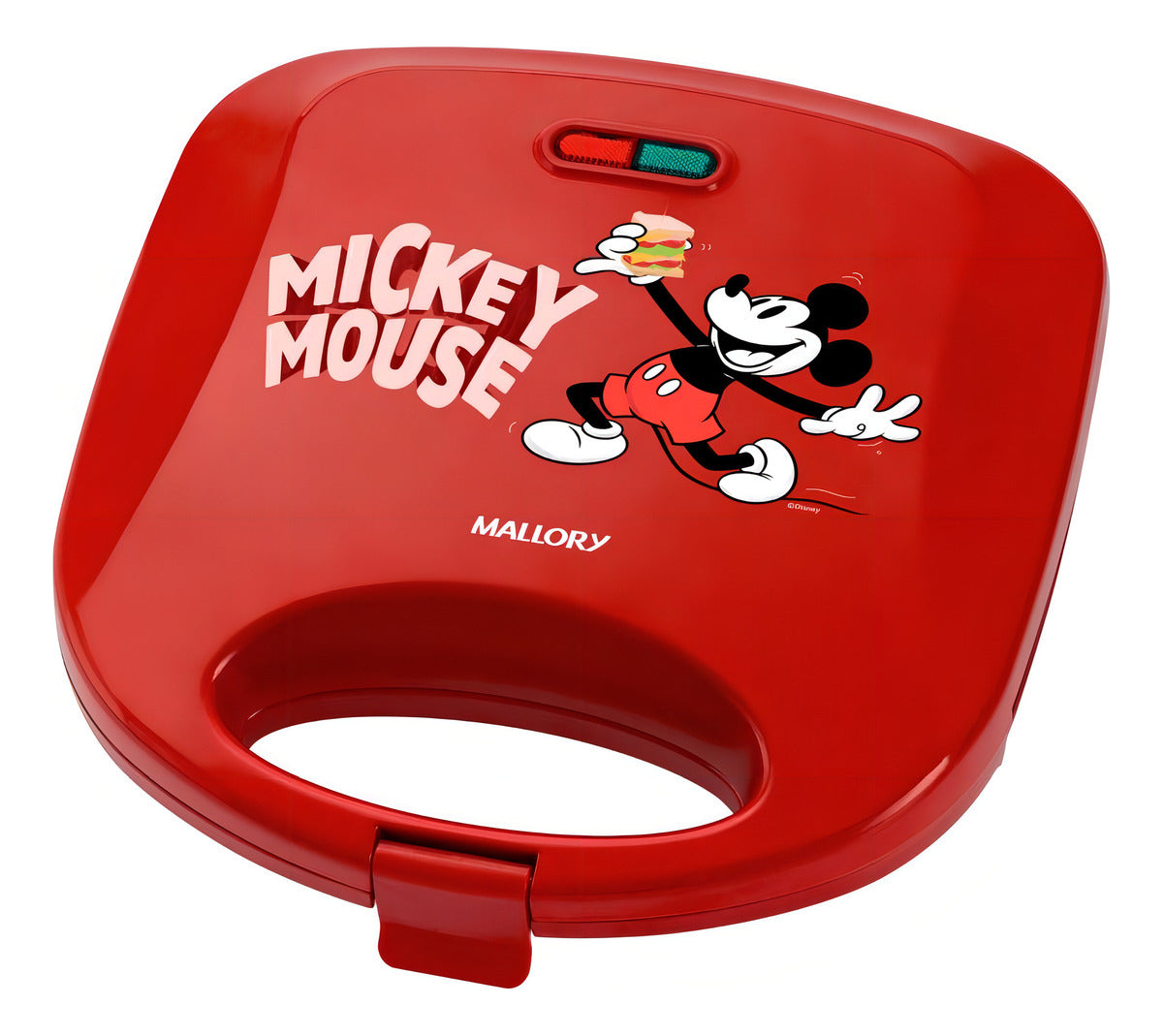 Sanduicheira Mickey Mouse Funny Plates Mallory - 127v Cor Vermelho