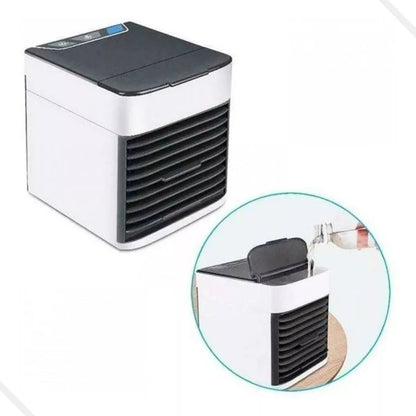 Mini Ar Condicionado Portátil 3 Velocidades Climatizador 12v Cor Branco