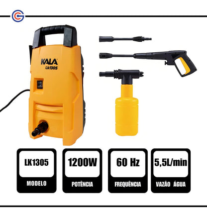 Lavadora Alta Pressão 1305psi Lava Jato Lk1305 Kala 127V