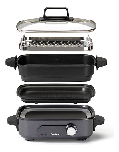 Grill Multi Cuisinart Cook In Gr-m3brb 1200w Preto 220v