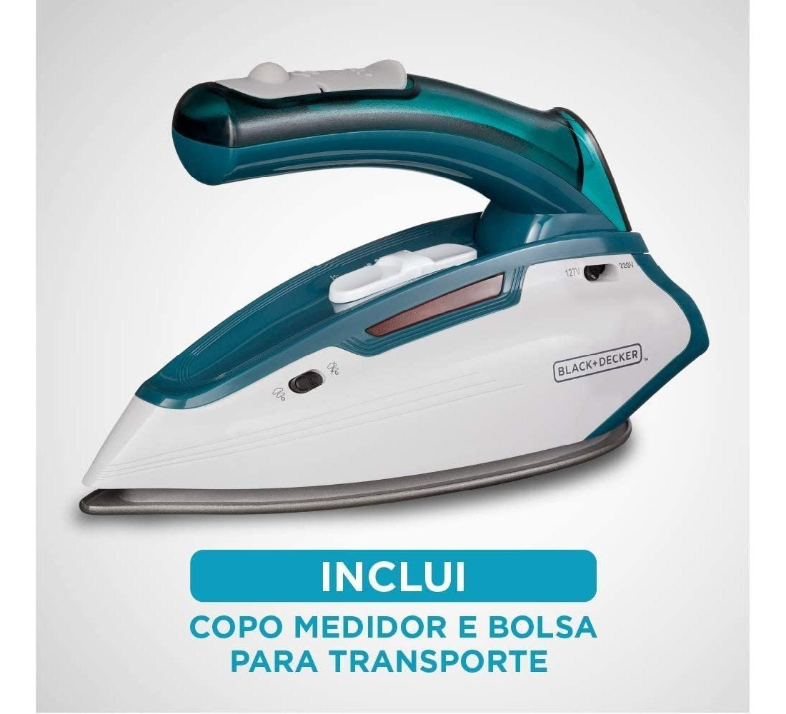 Ferro De Passar De Viagem Portátil 777 Bivolt Black+decker