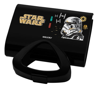 Sanduicheira Grill Disney Mallory Star Wars Empire Plates Cor Preto 220V