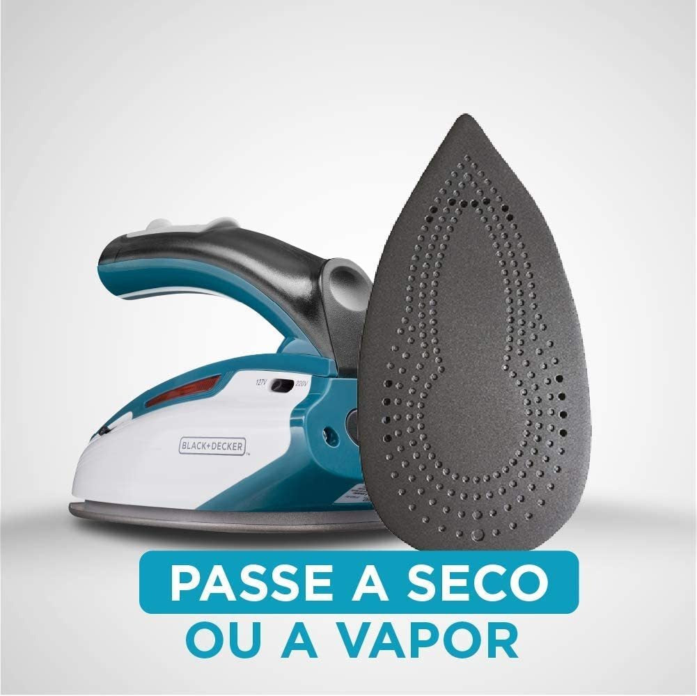 Ferro De Passar De Viagem Portátil 777 Bivolt Black+decker