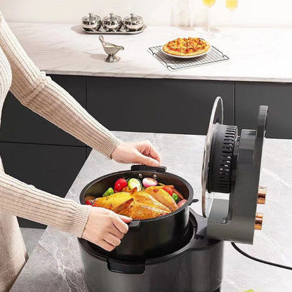 Air Fryer Fritadeira Elétrica 10L 110V/220V Com Grelha E Cesto Removível Digital Sem Óleo